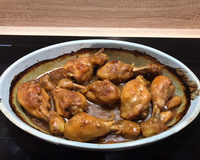 Pilons de poulet, miel et moutarde