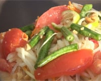 Salade exotique à la papaye