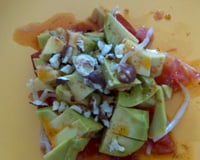 Tartare d'avocat aux graines germées