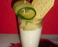 Mousse de thon et concassé d'ananas