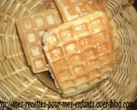 Je vous présente une recette de gaufre mais pas les gaufres traditionnelle mais des gaufres à la farine de châtaigne !