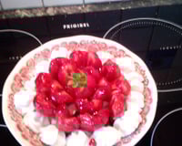Pavlova aux fraises traditionnelle