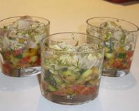 Verrine surprenante et délicieusement parfumée.