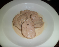 Filet mignon à la crème d'ail