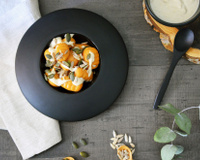 Gnocchi de patate douce & sauce blanche