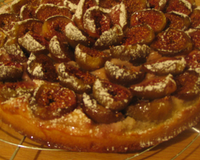 Tarte aux figues et à la crème pâtissière