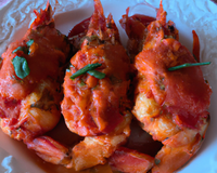 Chapon aux écrevisses