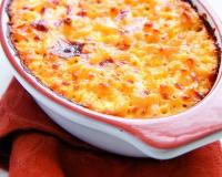 Gratin de pâtes au jambon, gratiné au fromage râpé Gusto Intenso Giovanni Ferrari