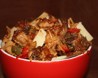 Sauté de porc caramélisé façon Pad Thai