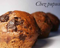 Muffins chocolat & pralin sans beurre