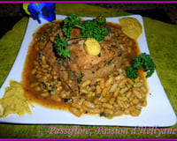 Rôti de porc flageolets