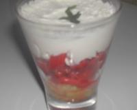 recette de tiramisu à base de rhubarbe compotée et de tranches de pain d'épices