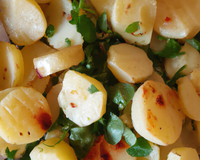 Salade de pommes de terre chaud