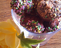 Petits muffins aux chocolat enrobés