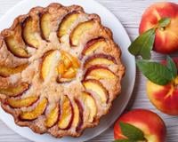 Tarte aux pêches en conserve