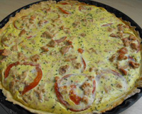 Quiche thon et tomates
