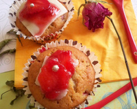 Muffins aux fraises
