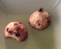 Cookies aux cranberries, raisins et noisettes