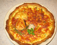 Une tarte qui convient tout a fait au végétarien.