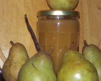Confiture de poires à la vanille