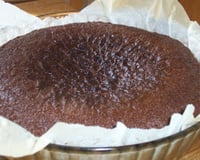 Gâteau au chocolat à base de cacao en poudre