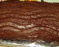 Bonne bûche aux framboises et chocolat