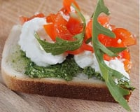 Tartine façon bruschetta