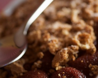 Crumble de fraises "délice"