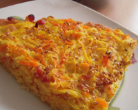 Tarte à la courge spaghetti