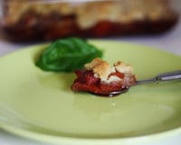Crumble de tomate et fraise
