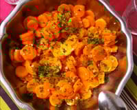 Salade de carottes à l'ail et au persil