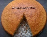 Gâteau au yaourt et citron