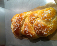 Brioche tressée à la fleur d'oranger