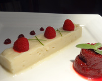 Duo de purées celeri et betteraves framboisées