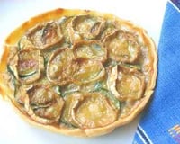 Tarte aux thon et courgettes