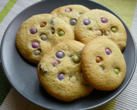 Cookies smarties raisin sec