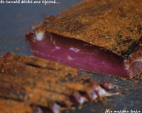 Magret de canard séché aux épices