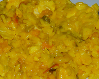 Une recette qui ressemble un peu à la paella, qui plaît à tout le monde.