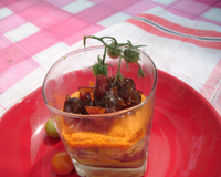 Duo de tomate et foie gras