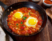 Tchoutchouka aux œufs et poivrons