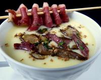 Un velouté d'une extrême douceur, gourmand et qui ravira les papilles de chacun...