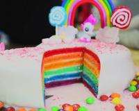 Rainbow cake spécial "My Little Pony"