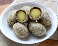 Pommes de terre comme des galets (pommes de terre en croûte d'algues)