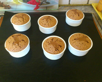 Petits moelleux au chocolat au lait et cœur coulant