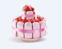 Charlotte aux fraises aux biscuits de Reims