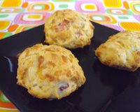 Scones au gruyère et lardons