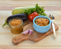 Caviar d'aubergine et de courgettes