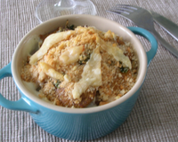 Je vous propose une recette végétarienne, un mariage de légumes de saison, des topinambours, avec leur petit goût d'artichaut, des châtaignes et des cèpes préalablement…