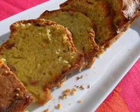 Cake aux cerises et à la poire