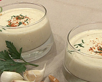 Ajo Blanco ou Gaspacho à l'ail 